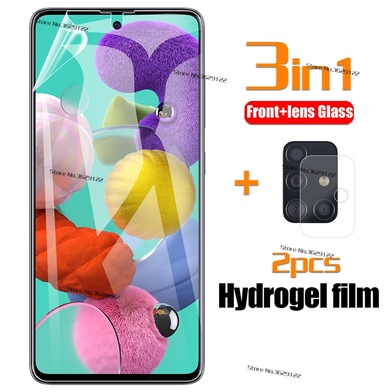 Гидрогелевая пленка для Samsung Galaxy A51 A71 A50 A70 A40 A70s A30 A11 A21 A31 A41 3 в 1 | Мобильные телефоны