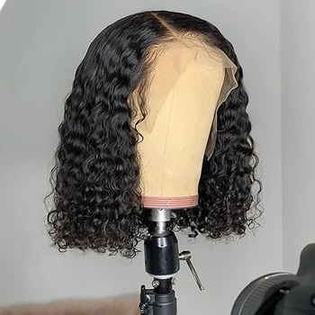 

13x4 Lace Front Wigs Human Hair Wigs For Black Women Pre Plucked Brazilian With Natural Hairline Curly Hair 150% Density