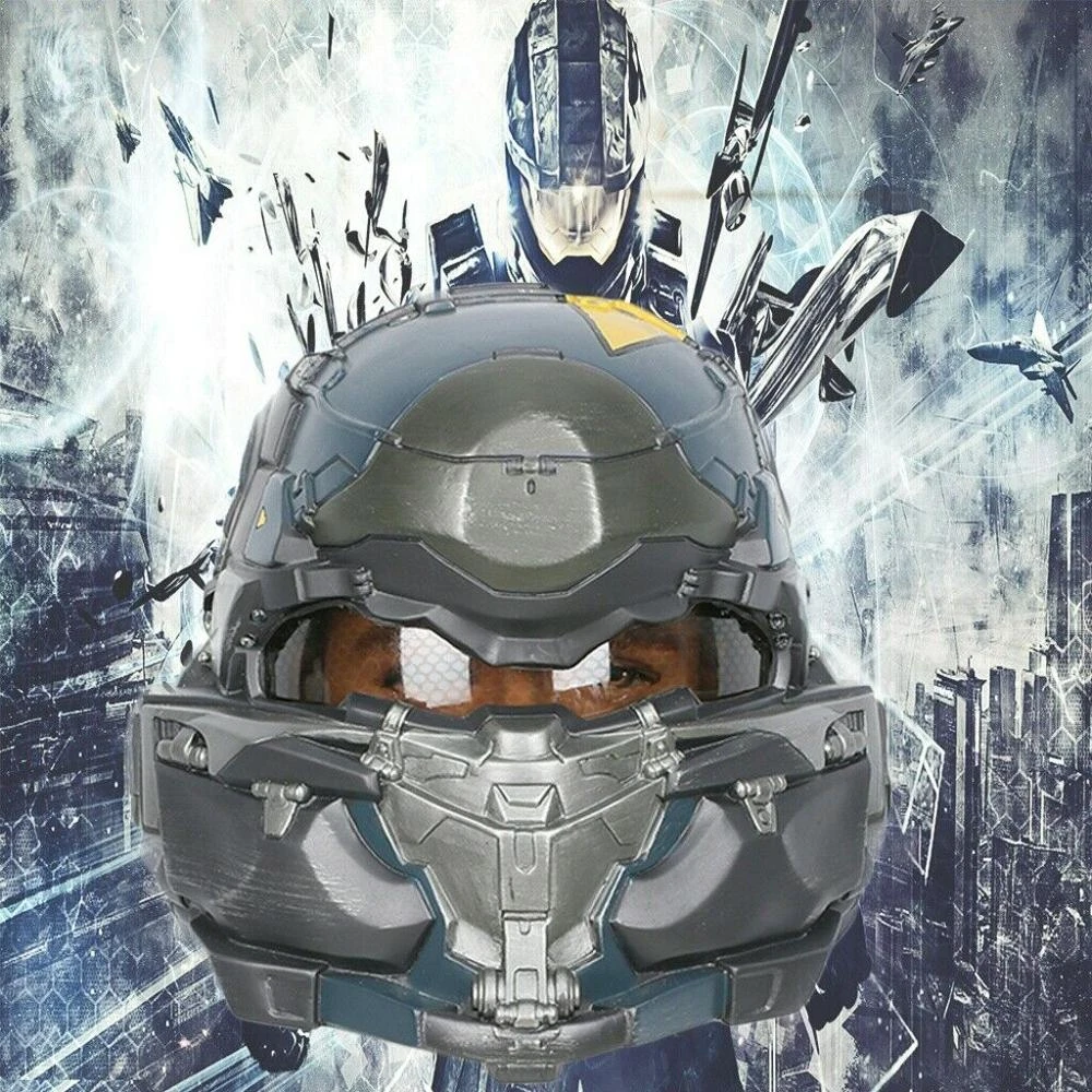 Xcoser Halo 5 大人のハロウィーン用の樹脂製ヘルメット ヘルメット コスプレ 変装アクセサリー 1 1 Aliexpress Novelty Special Use Xcoser Halo 5 大人のハロウィーン用の樹脂製ヘルメット ヘルメット コスプレ 変装アクセサリー 1 1 Aliexpress Novelty Special Use