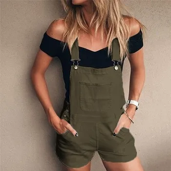 

Washed Loose Boyfriend Jeans For Women Denim Bib Hole Pants Vintage Slim Overalls Jeans Plus Size Demin Shorts Jumpsuit E23