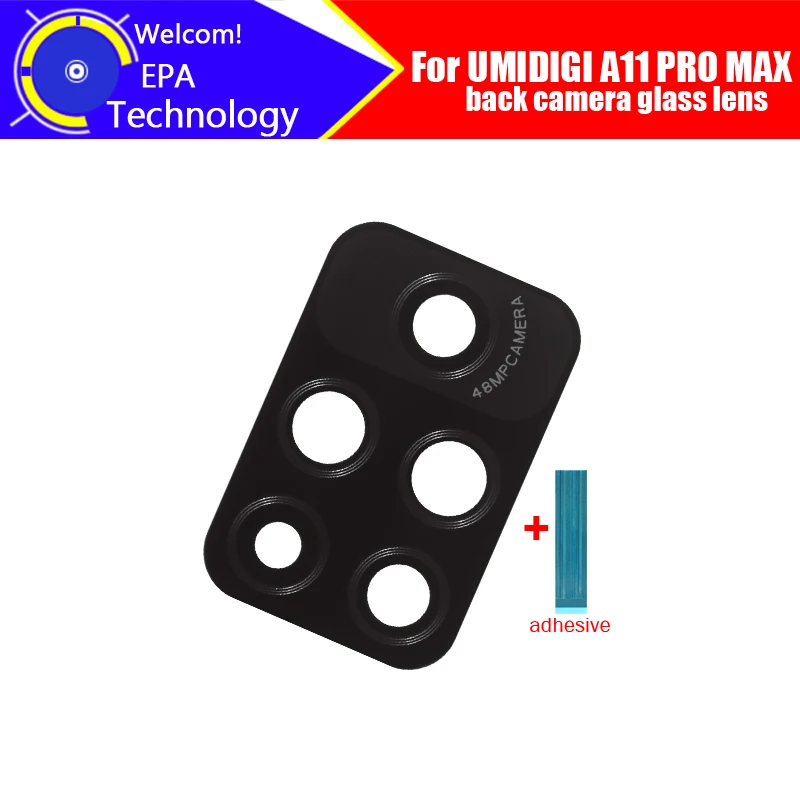 

UMIDIGI A11 PRO MAX Back Camera Lens 100%Original Rear Camera Lens Glass Replacement Accessories For A11 PRO MAX Smart Phone