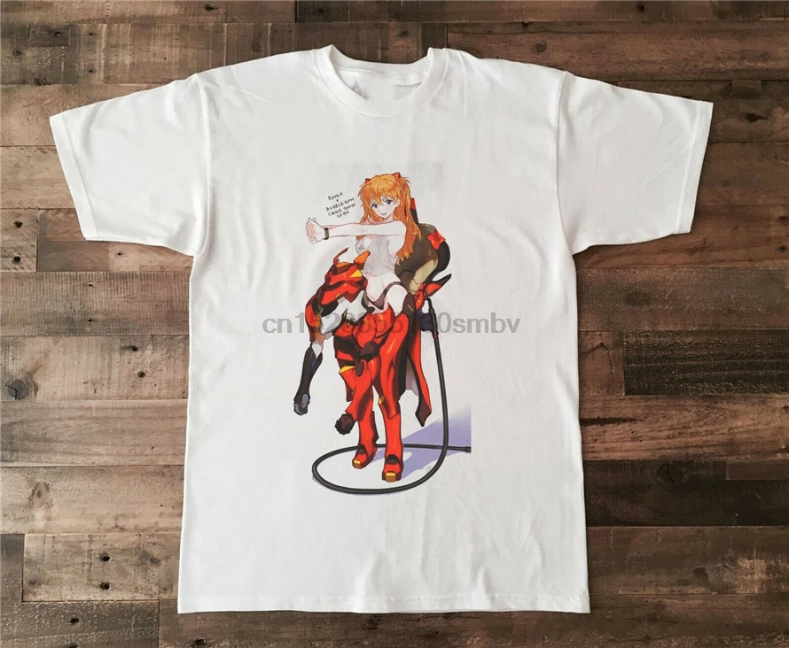 Vintage Neon Genesis Evangelion Asuka Ragazze Anime Camicia di Formato S  2Xl Bodybuilding Tee Shirt|T-Shirts| - AliExpress
