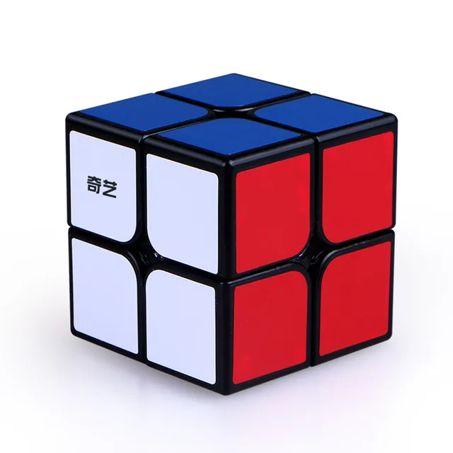 Qiyi Qidi 2x2 Magic Cube 2 by 2 Speed Pocket Cube Stickerless Black White Puzzle Cube Educational Toys For Children 2