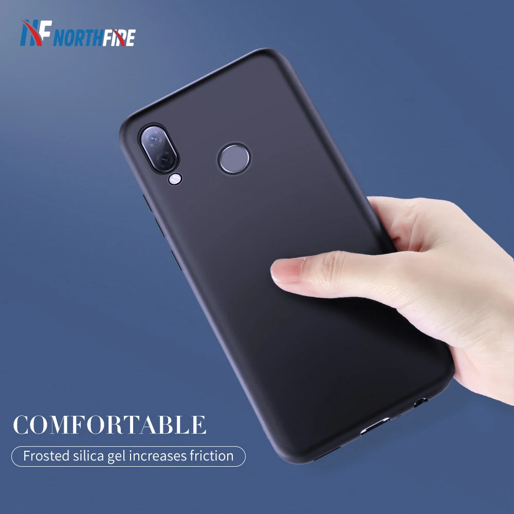 NORTHFIRE Luxury Matte TPU Case For Huawei P Smart 2019 P10 P20 P30 Anti-knock Plain Honor 8x 9 10 lite 8A Cover Fundas |