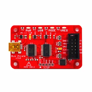 

Latest Bus Pirate V3.6 Universal Serial Interface Module USB 3.3-5V for Arduino DIY
