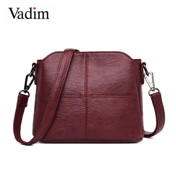 

Vadim Brand Handbag Ladies Top-handles Bag High Quality Leather Female Shoulder Bag Bucket Solid Crossbody Bag for Women Bolsos