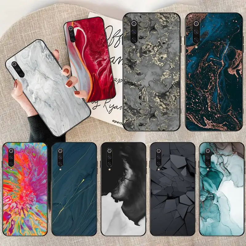

HPCHCJHM Dali cover pattern Luxury Unique Design Phone Cover for Xiaomi Mi9 9SE 8SE Pocophone F1 Mi8 Lite