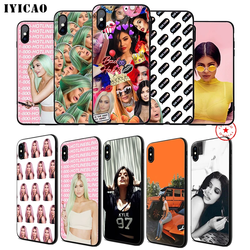 IYICAO Kylie Jenner мягкий чехол для телефона iPhone 11 Pro XR X XS Max 6 6S 7 8 Plus 5 5S SE силиконовый TPU |