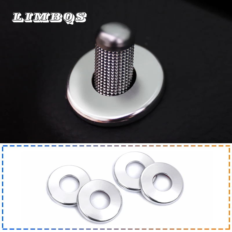 

Red Blue Silver Door Lock Ring Trim For W213 W205 Mercedes Benz C GLC E Class 2015 2016 2017 car window switch cover stickers