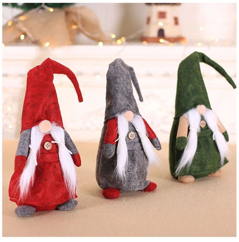 40 см Navidad Фигурка Санта-Клауса куклы рождественские украшения для дома стоящая игрушка adornos de navidad Merry Christmas подарок для детей