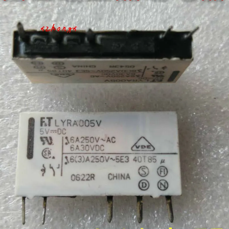 

relay f.t lyra005v 5V lyra005v 5-pin 6A