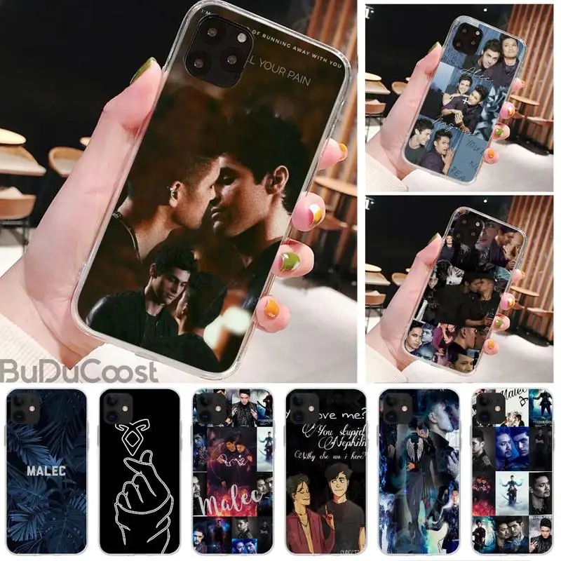 Чехол для телефона Riccu shadowhunters Malec iPhone 11 12 pro XS MAX 8 7 6 6S Plus X 5S SE 2020 XR | Мобильные