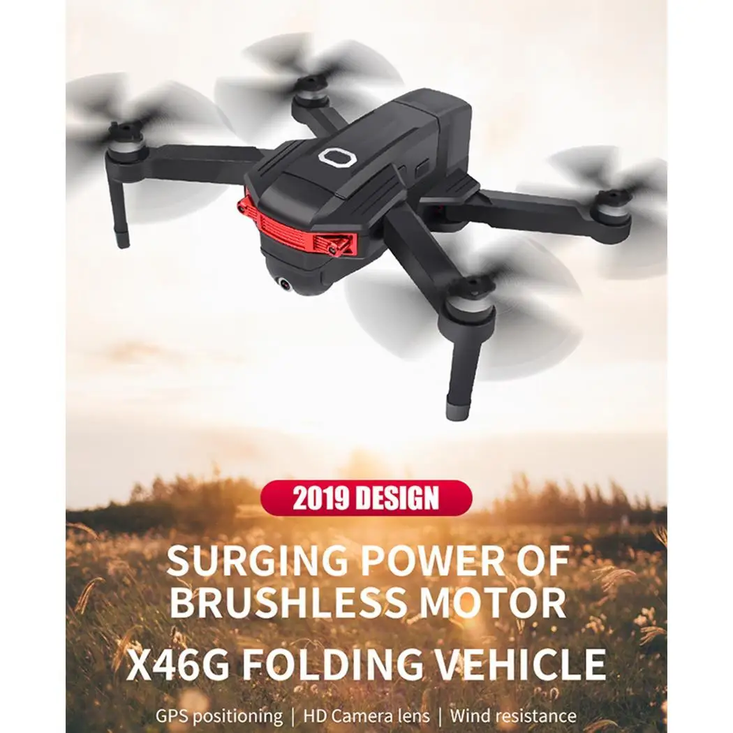X64 Дрон с GPS FPV 1600/4K HD камера бесщеточный Квадрокоптер 25 минут время полета