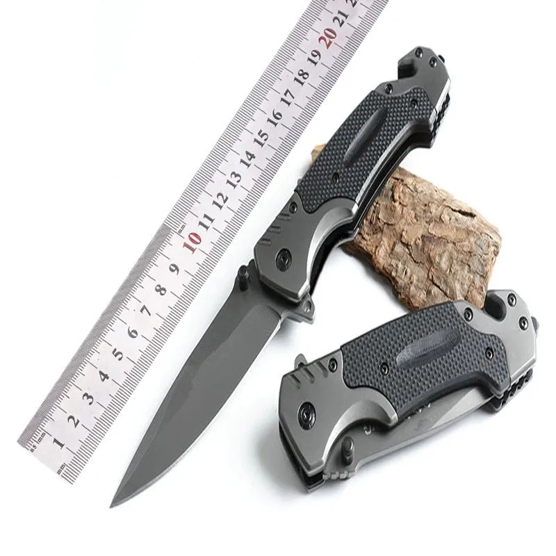 5CR13MOV Folding Knife Pipe Cutting Knife Pocket Knife G10 Tactical