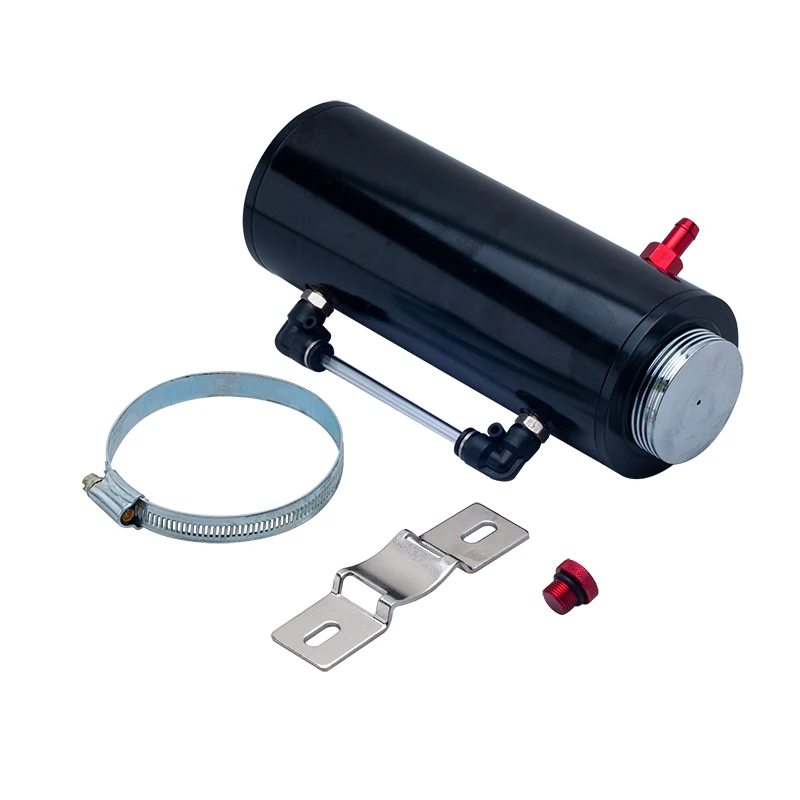 Kit Serbatoio Refrigerante In Alluminio 350 Ml Per Auto – Vaschetta Di Troppopieno Universale Con Staffa Inclusa