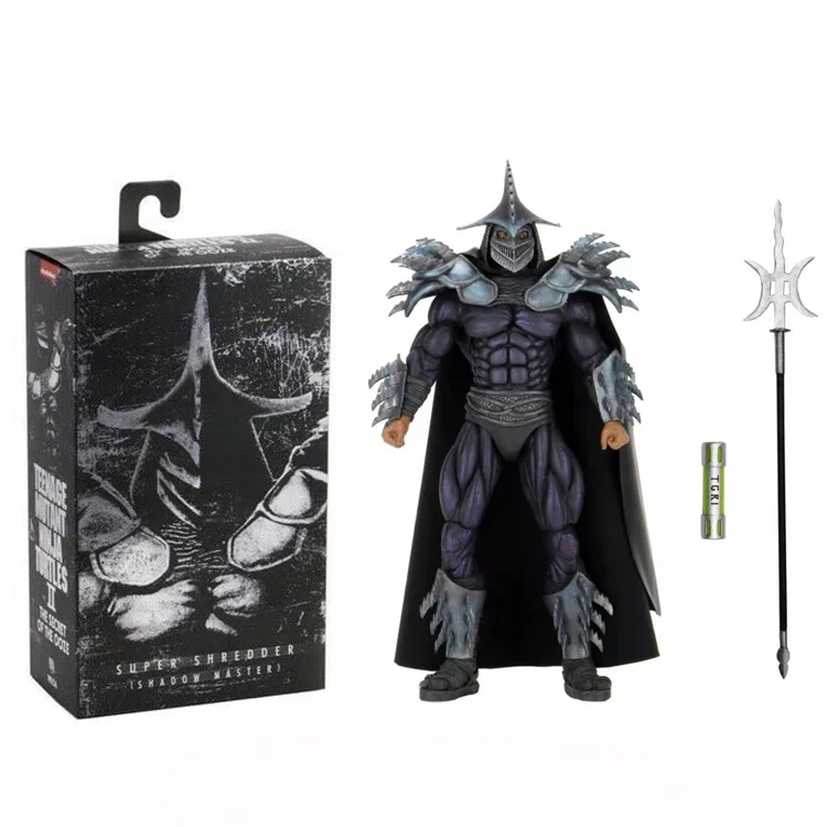 Neca 54181 Super Shredder 1990 Dark Film Edition 7-inch Moving Couple | Игрушки и хобби