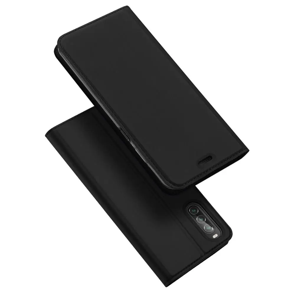 Per Sony Xperia 1 Ii Custodia Per Telefono Custodia In Pelle Classica Flip Over Card Soft Edge Per Sony Xperia 10 Ii Custodia Pacchetto Completo Anti 