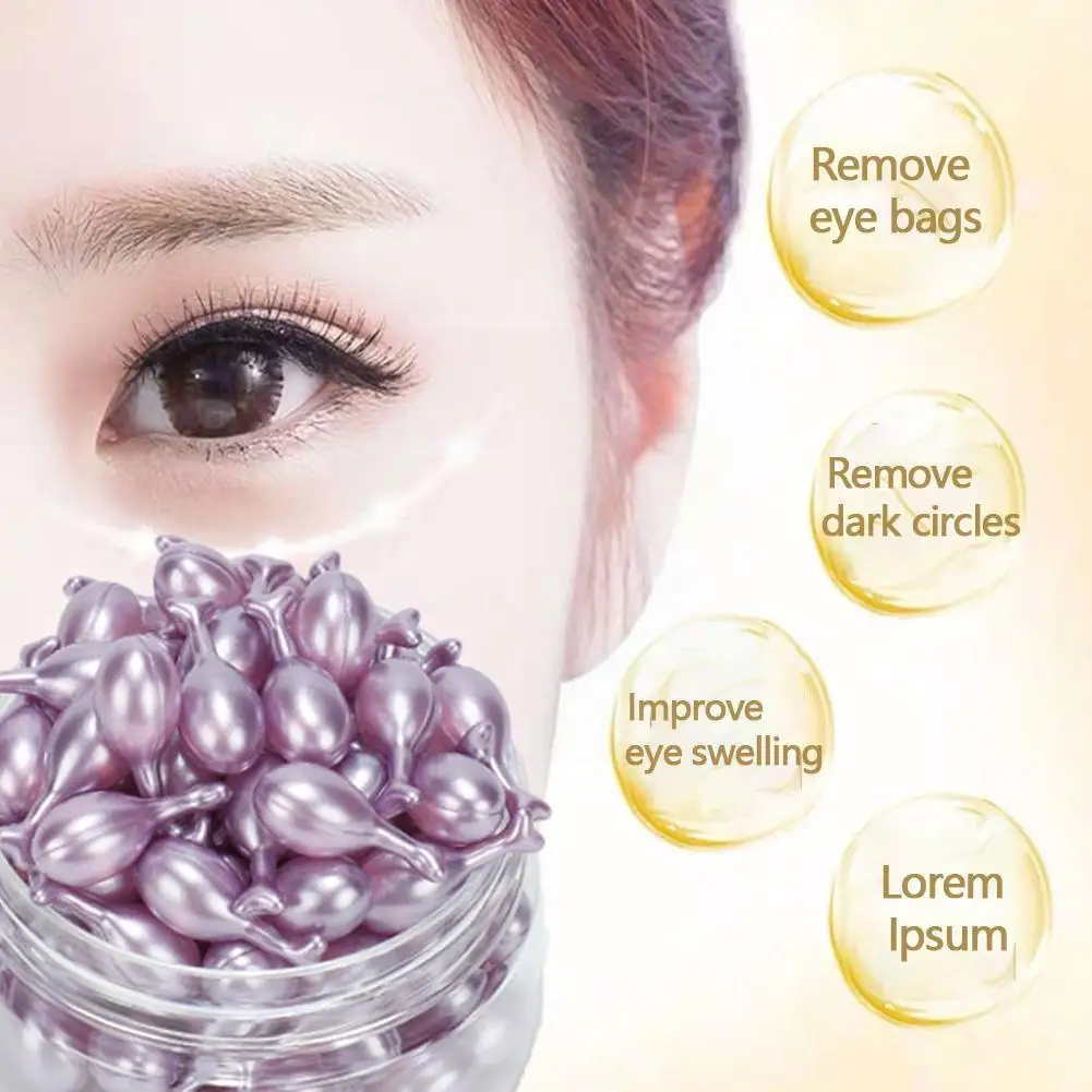 50/60/100Pcs Hexapeptide Capsule Serum Eyes Essence Wrinkles Remove Moisturizing Gel Collagen Eye Hydra Care Anti F5D7 | Красота и