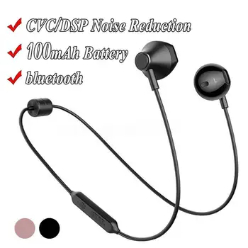 

Magnetic Sports Bluetooth Headphones Wireless Stereo Anti-sweat Waterproof Binaural Earphones Headset For xiaomi Samsung