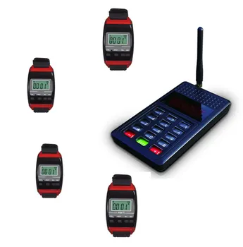 

Kitchen Calling System cheft call waiter to take food wireless restaurant paging system waiter watch pager keypad buzzer
