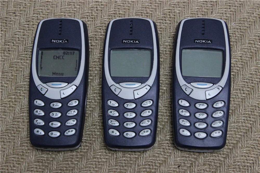 3310 Оригинальный разблокированный Восстановленный сотовый телефон Nokia 2G GSM с