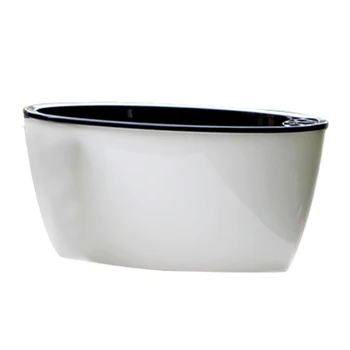 

Easy Apply Desktop Planting Simple Flowerpot Oval Wall Hanging Courtyard Garden Multifunction Lawn Practical Home Self-watering
