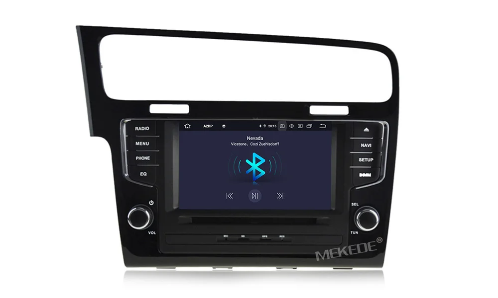 MEKEDE 1DIN HD PX5 Android 9,0 2Din автомобильный навигационный GPS радиоприемник стерео Мультимедийный плеер для VW Volkswagen Golf 7 2013 wifi