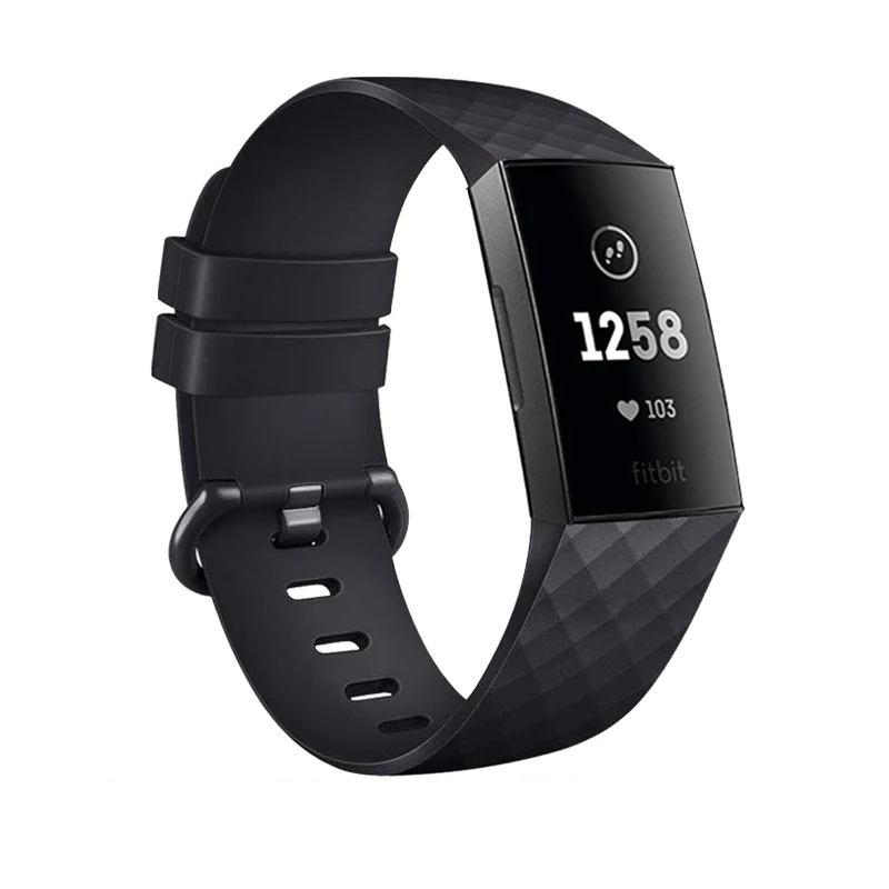 Sport Bands For Fitbit Charge 3 Strap Soft TPU Watch Strap Bracelet Replacement Belt For Fit bit Charge 4 Charge 3 SE Band