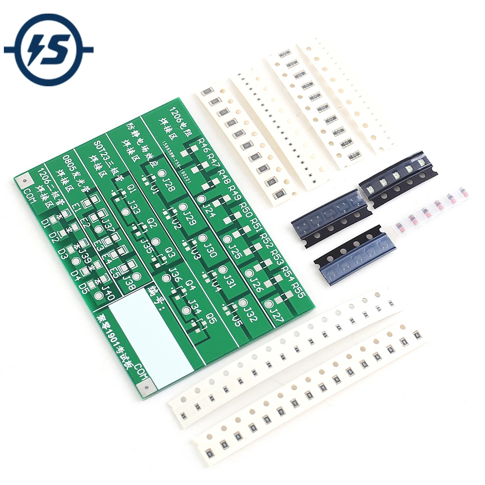 Electronic DIY Kit RGB LED Flashing Controller SMD Component Welding Practice Electronic Suite 10 Components 210 Solder Joints