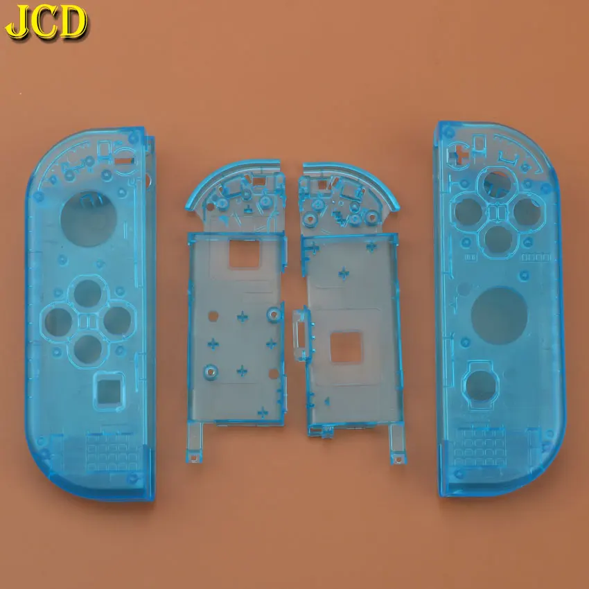 JCD 1 шт., 23 Цвета, сменный Корпус для переключателя, Joy-Con, чехол для NS JoyCon, чехол для переключателя, Joy Con, чехол для контроллера - Цвет: U Clear Blue