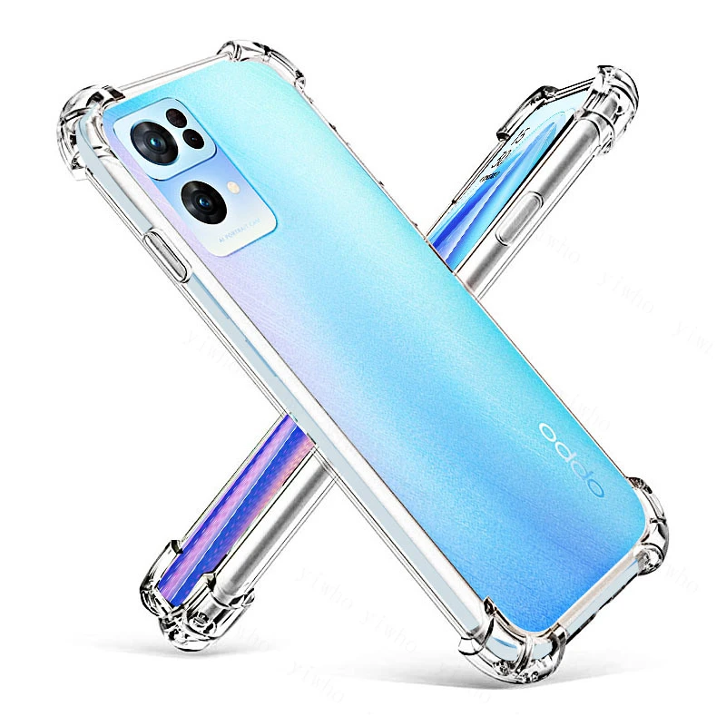 iphone se leather case Original Protective Clear Phone Case for OPPO Reno 7 6 5 Pro Plus Reno6 6pro 6Z 7Pro 7 Se 5 Lite Shockproof Silicone Cover Funda iphone se silicone case