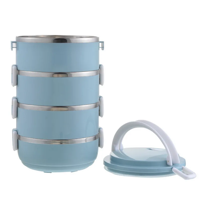 Stainless Insulation Lunch Box Kid Food Thermal Container Kitchen Bento Box Portable Picnic Leak-Proof Case Snack Boxs