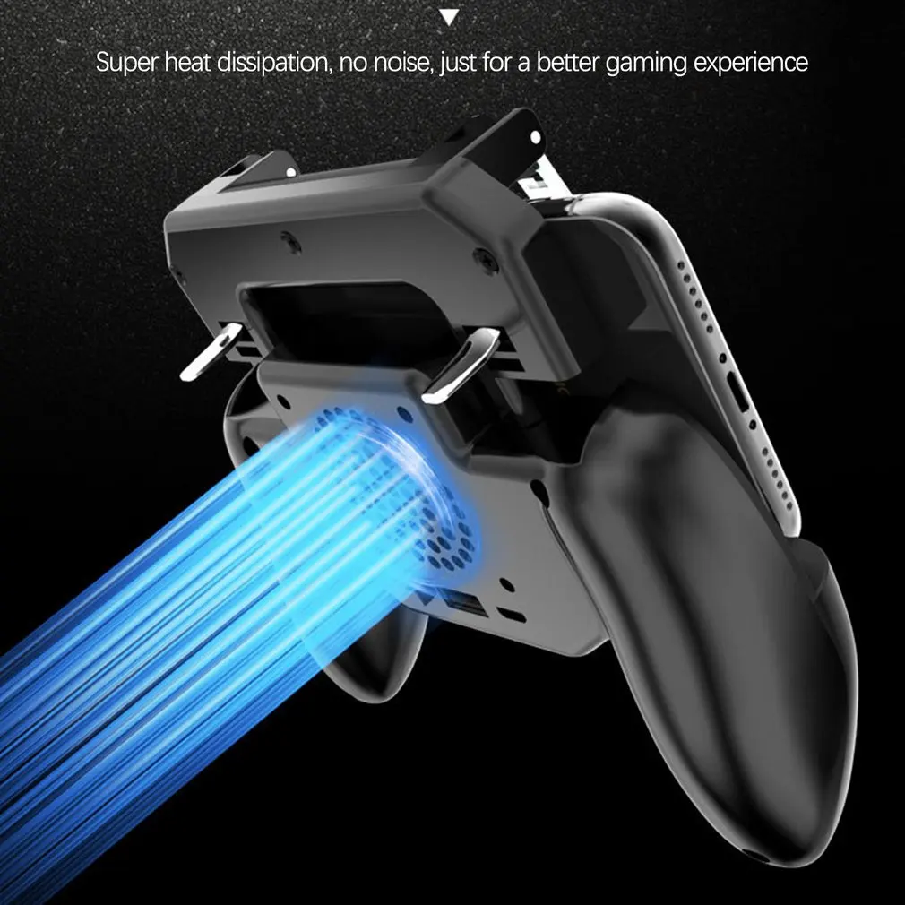  Gamepad Mobile Trigger Controller L1R1 Shooter Joystick Game Pad Phone Holder with 2000/4000mAh Pow