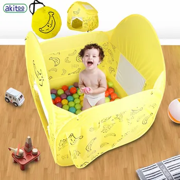 

akitoo new arrival children's play tent game cartoon banana folding house indoors outdoors Kids Play Room #162