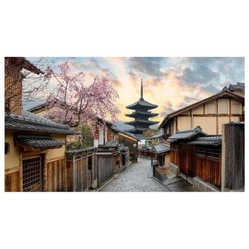 

Beautiful Ancient Town Scenery Diamond Drawing Include Full Kit Round Drill Full Drill Office Wall Decor