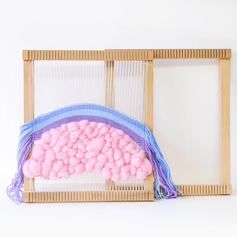 Ткацкий станок набор ручной работы костюм DIY дома гобелены шарф деревянный многофункциональный ткацкий станок швейная машина