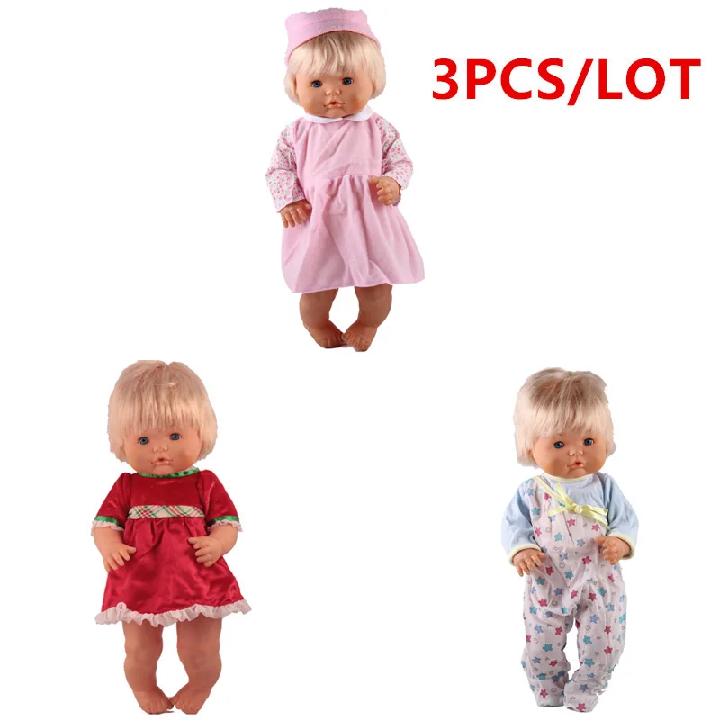 41 см Nenuco Кукла Одежда Nenuco Ropa y su Hermanita 3 шт./лот Новая повседневная одежда и платья для 16 дюймов My Little Nenuco кукла - Цвет: style 5