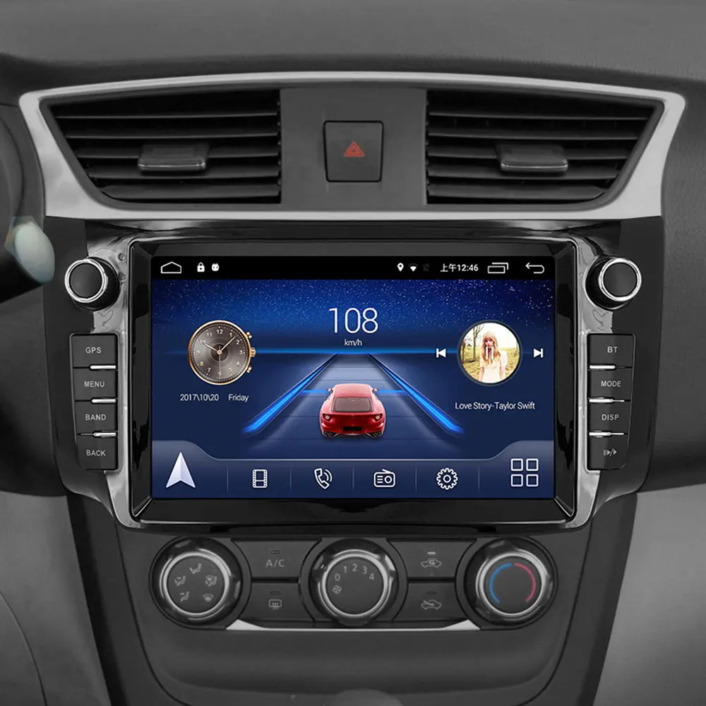 Android 9,0 система автомобиля ips сенсорный экран стерео для Nissan Sylphy плеер стерео