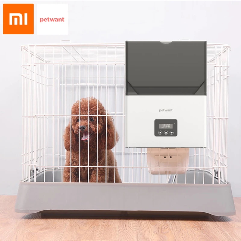 Xiaomi Mijia Petwant автоматическая кормушка для домашних собак кошек в клетке F4-LED синхронизация кормушка Электрический сухой корм комплектующие для диспенсера