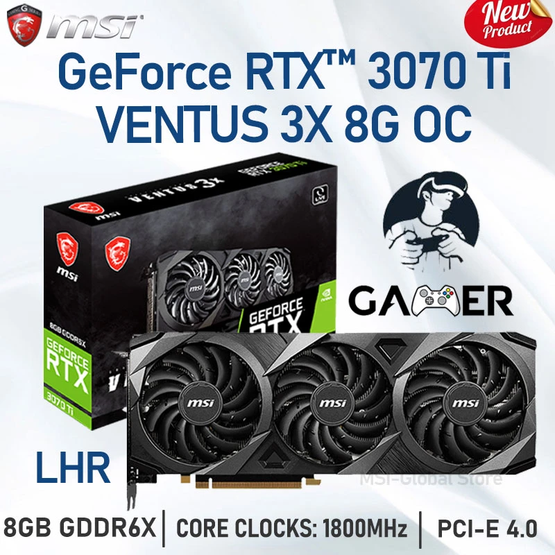 MSI GeForce RTX 3070 Ti VENTUS 3X 8G OC ゲーミング グラフィックスカード 8GB GDDR6X 