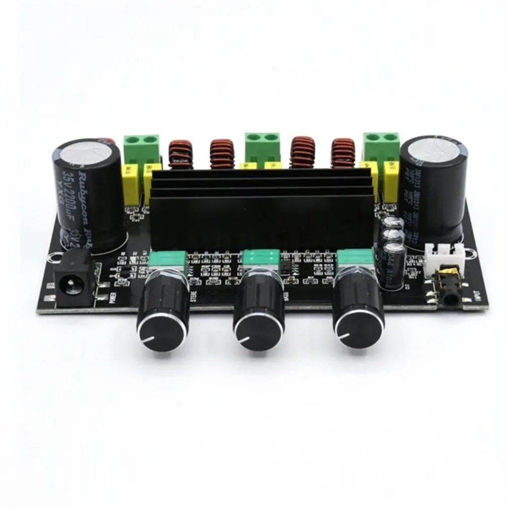 M573 TPA3116 D2 80Wx2+ 100 Вт 2,1 канальный аудио цифровой усилитель мощности доска бас сабвуфер с NE5532 предусилитель