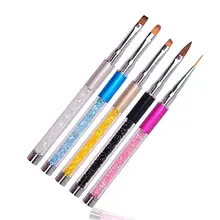 Инструмент для ногтей ручка кристальная гравировка ручка фототерапия ручка окрашенная линия рисования градиентная ручка(минимальное количество заказа 3 комплекта) 5 s