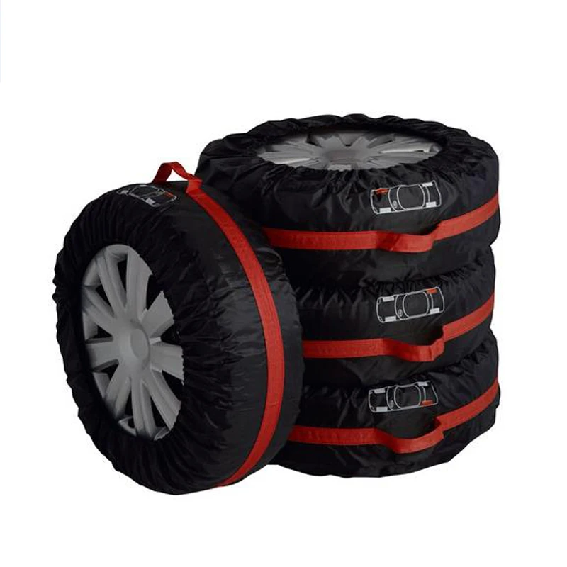 Spare Tyre Cover Garage Tire Case Polyester Car Tires Storage Bag Auto Tyre Accessories Wheel Protector 1PC