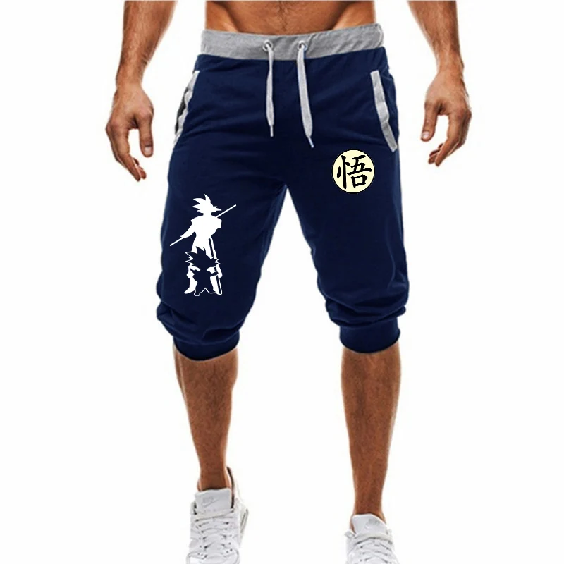 4 Navy blue Брендовые новые летние шорты мужские модные полосатые спортивная одежда пэчворк короткие спортивные штаны Повседневная молния карманы Drawstring мужская одежда - Цвет: 4 Navy blue