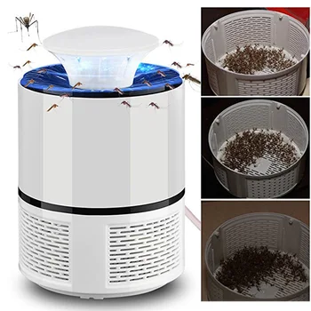 

5V USB Charger Electronic Mosquito Killer Zapper LED Durable Bed Room Outdoor Pest Controll Indoor 5W Mosquito Trap Light UV