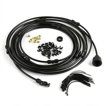 

Mist Cooling System Portable Outdoor Garden/Patio Cooling System Cool System For Lawn Greenhouse Irrigation System 12M