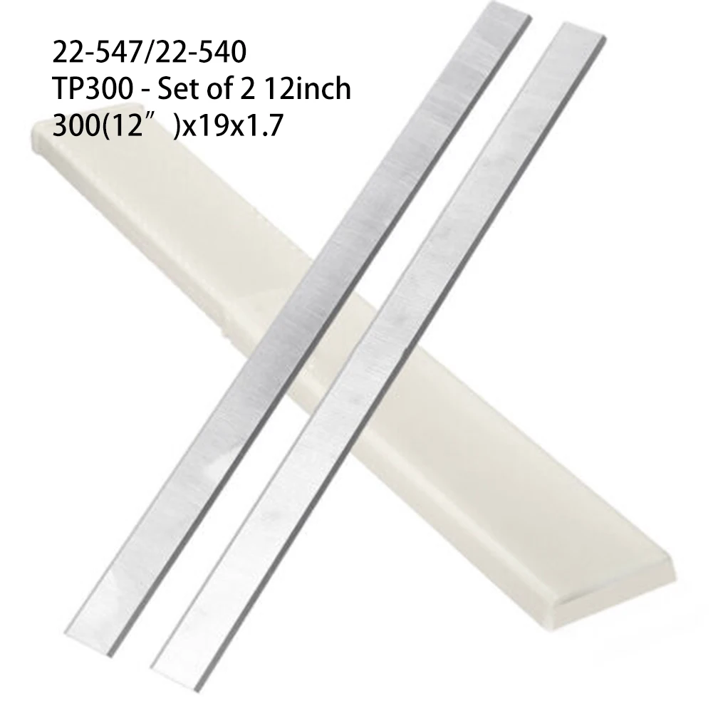 2pcs 12Inch Planer Knives Planer Blades Replacement Woodworking
