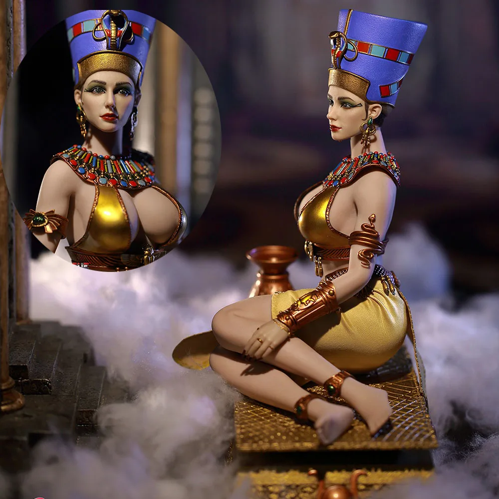 Женская Коллекционная экшн-фигурка TBLeague в наличии 1/6 Nefertiti королева Египта полный