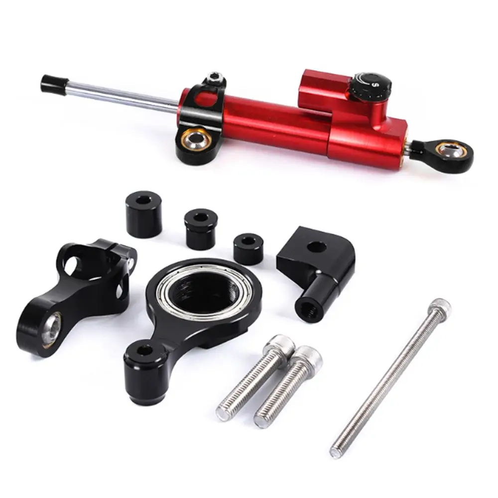 

For YAMAHA YZF R1 R6 2006-2015 Motorcycle CNC Steering Damper Stabilizerlinear Reversed Safety Control with Bracket