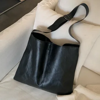 

Soft PU Leather Shoulder Bags HandBag New Women Bags Large Capacity Totes Bag Casual Wild Messenger Bag Female Travel Bag